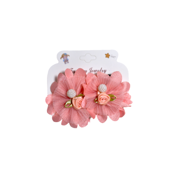 Lot de 2 barrettes forme fleur