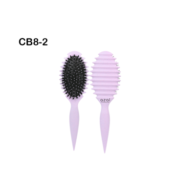 Brosse de bouclage ovale