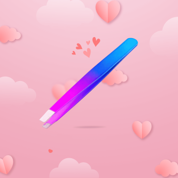 Pince à épiler coloré