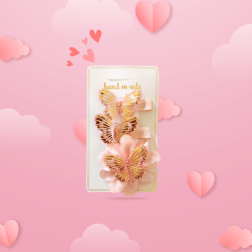 Lot de 3 barettes forme...