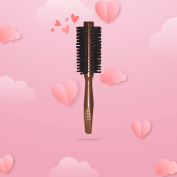 Brosse brushing en bois (...