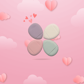 Eponge maquillage forme...