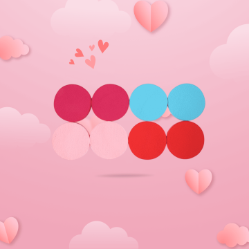 Lot de 8 éponges rondes