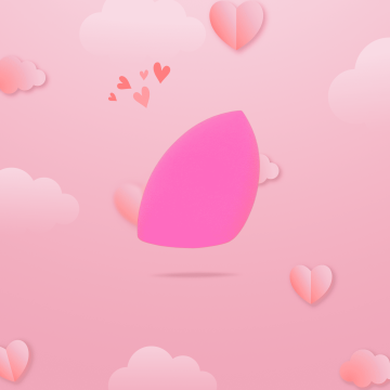 Eponge maquillage biseauté