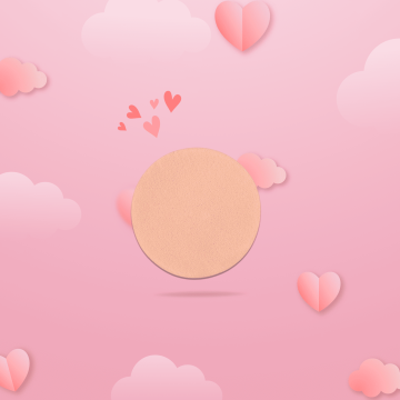 Eponge maquillage ronde