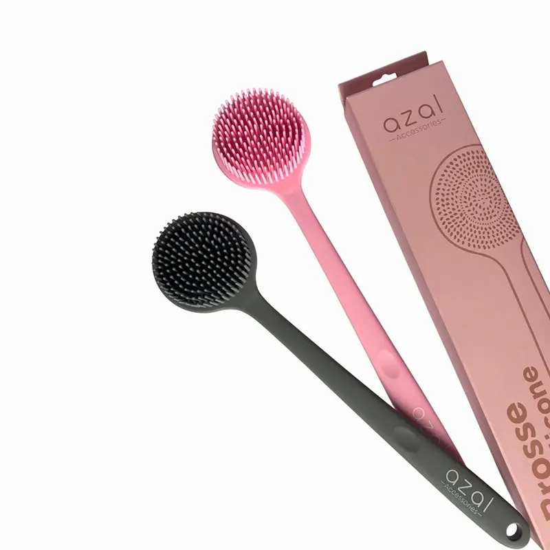 Brosse de douche en silicone 