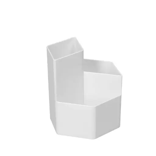 [AZH1-2] Organisateur Hexagonal 3 Compartiments – Blanc 
