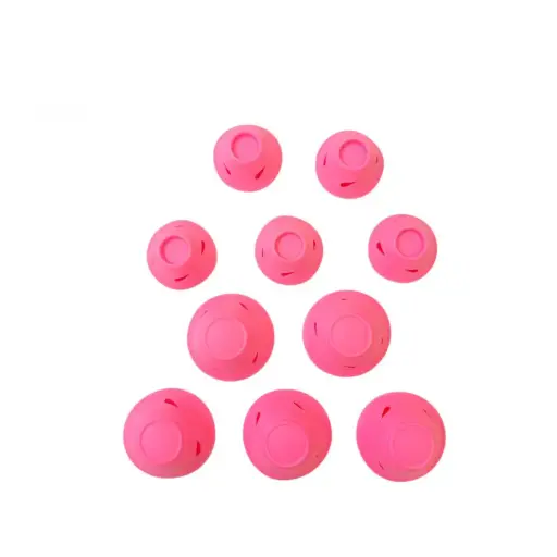 Lot de 10 Boucleurs en Silicone – 5 Grands & 5 Petits 