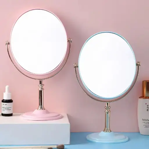 [MR7-7] Miroir rond avec support 