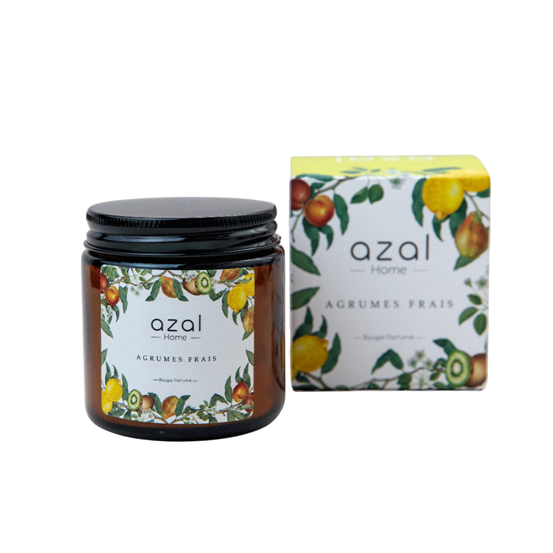 [AZH3-1A] Bougie Parfumée AGRUMES FRAIS  