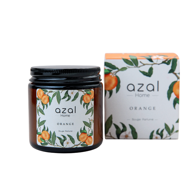 [AZH3-1B] Bougie Parfumée ORANGE  